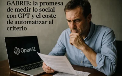GABRIEL: la promesa de medir lo social con GPT y el coste de automatizar el criterio