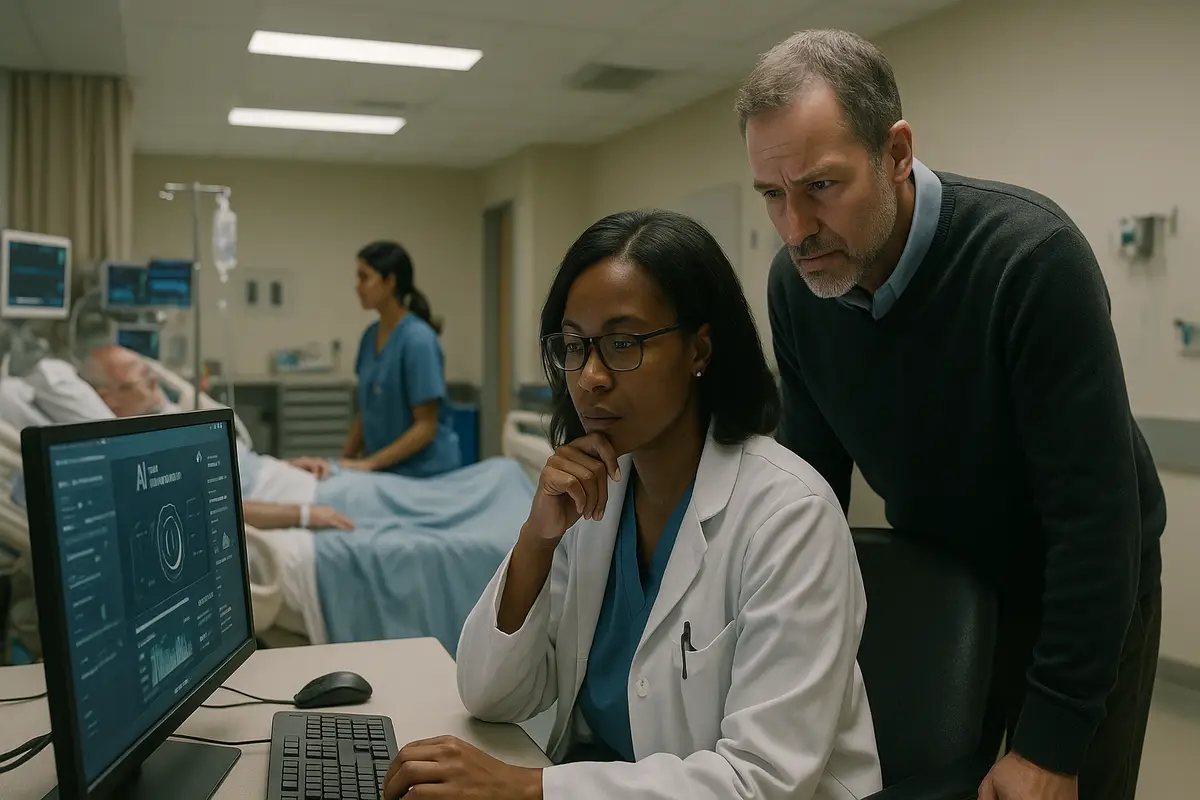 Simuladores digitales para evaluar IA clínica: arquitectura y desafíos de control