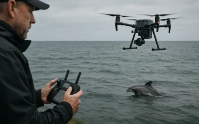 Microsoft impulsa drones con IA para monitorizar delfines en peligro, pero la eficacia y los riesgos siguen abiertos